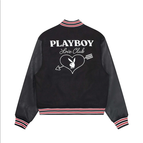 Playboy Love Club Letterman Bomber Jacket - Picture 9 of 16